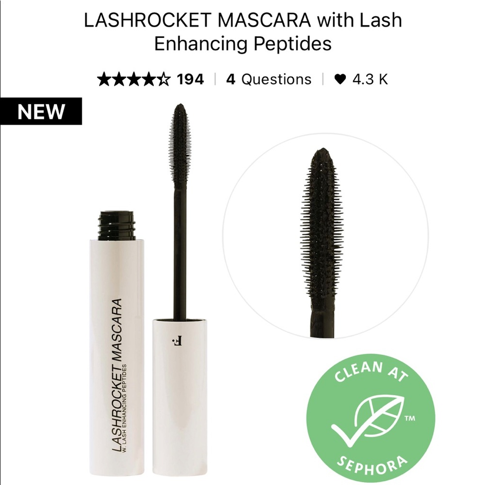 Freck Beauty Lash Rocket Mascara (used once)
